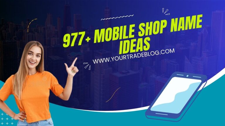 Cool Mobile Shop Name Ideas