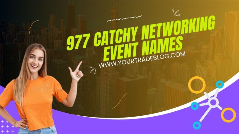 Cool Networking Event Names